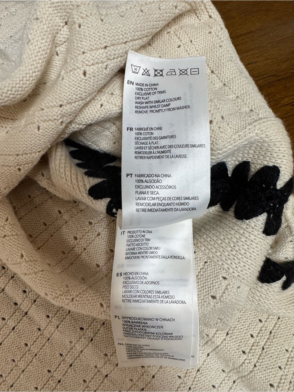 Varley Dwight Tank Knit Dress Cream/Black Size Medium - Picture 13 of 15